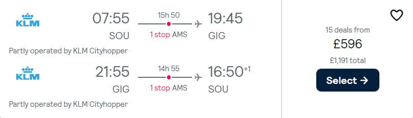 cheap flights to Brazil