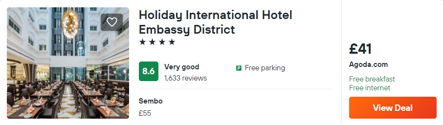 Holiday International Hotel Embassy District