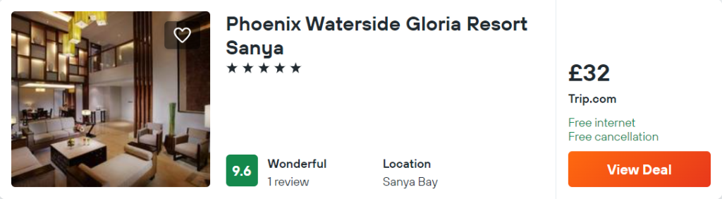 Phoenix Waterside Gloria Resort Sanya