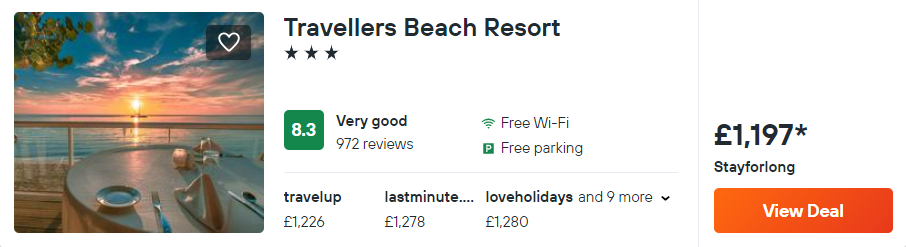 Travellers Beach Resort