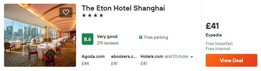 The Eton Hotel Shanghai