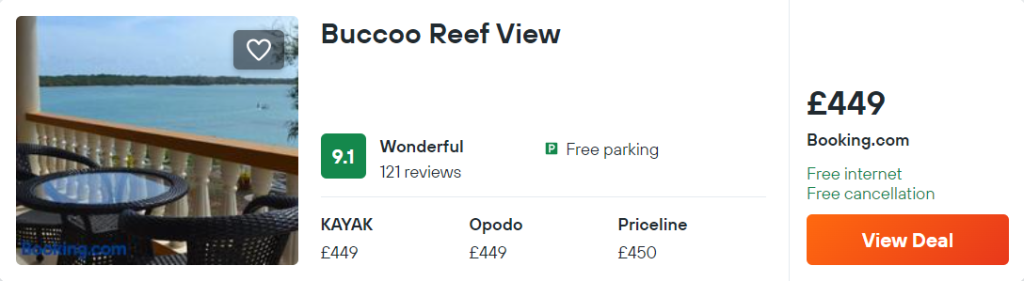 Buccoo Reef View