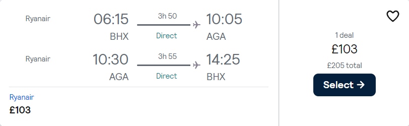 cheap flights to Morocco