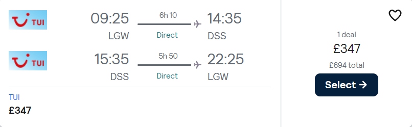 cheap flights TUI