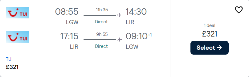 cheap flights TUI