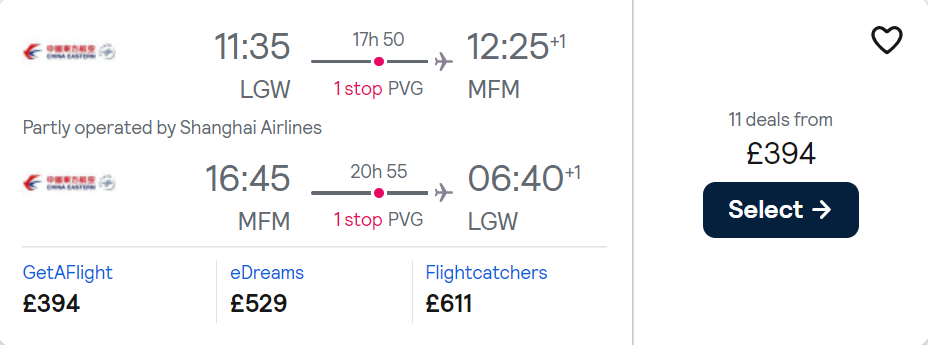 cheap flights to China