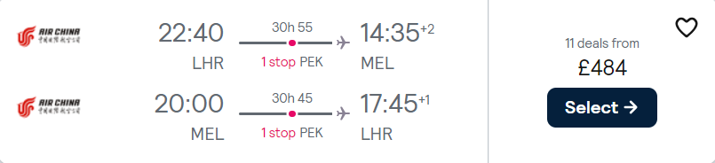 cheap flights to Australia