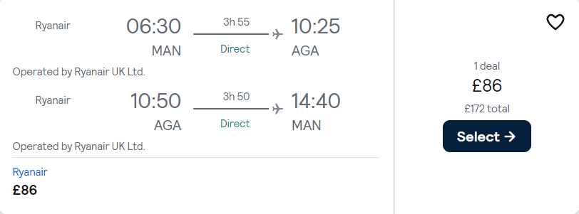 cheap flights to Morocco