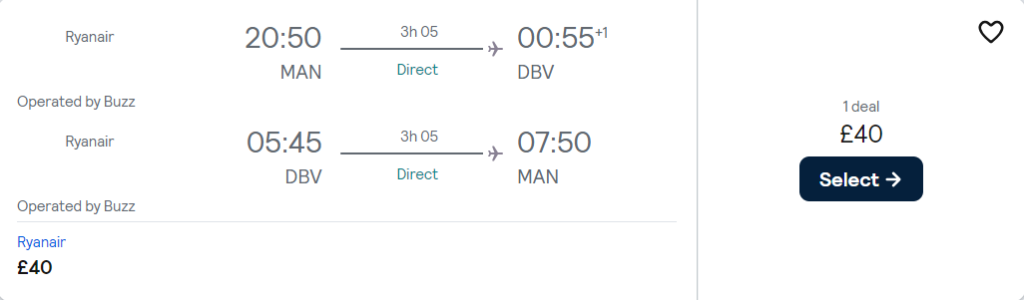 cheap flights to Croatia