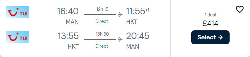 cheap flights to Thailand