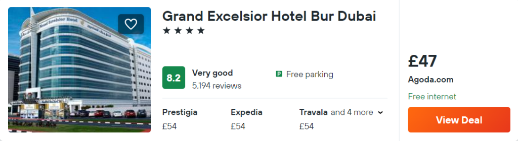 Grand Excelsior Hotel Bur Dubai