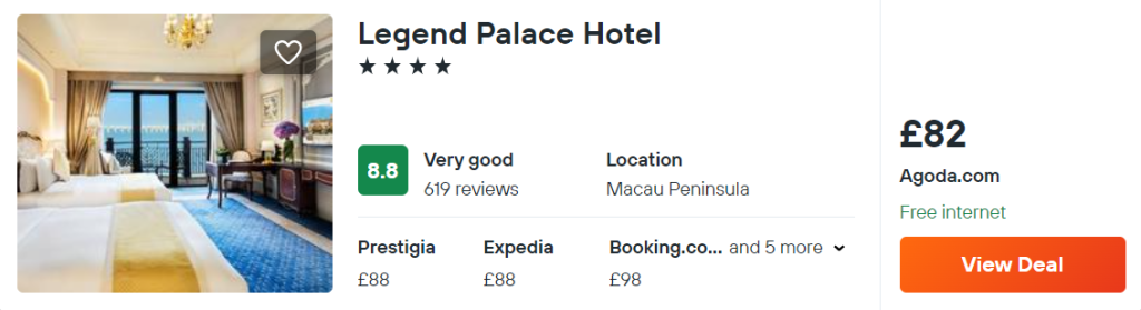 Legend Palace Hotel