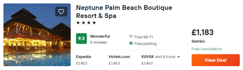 Neptune Palm Beach Boutique Resort & Spa