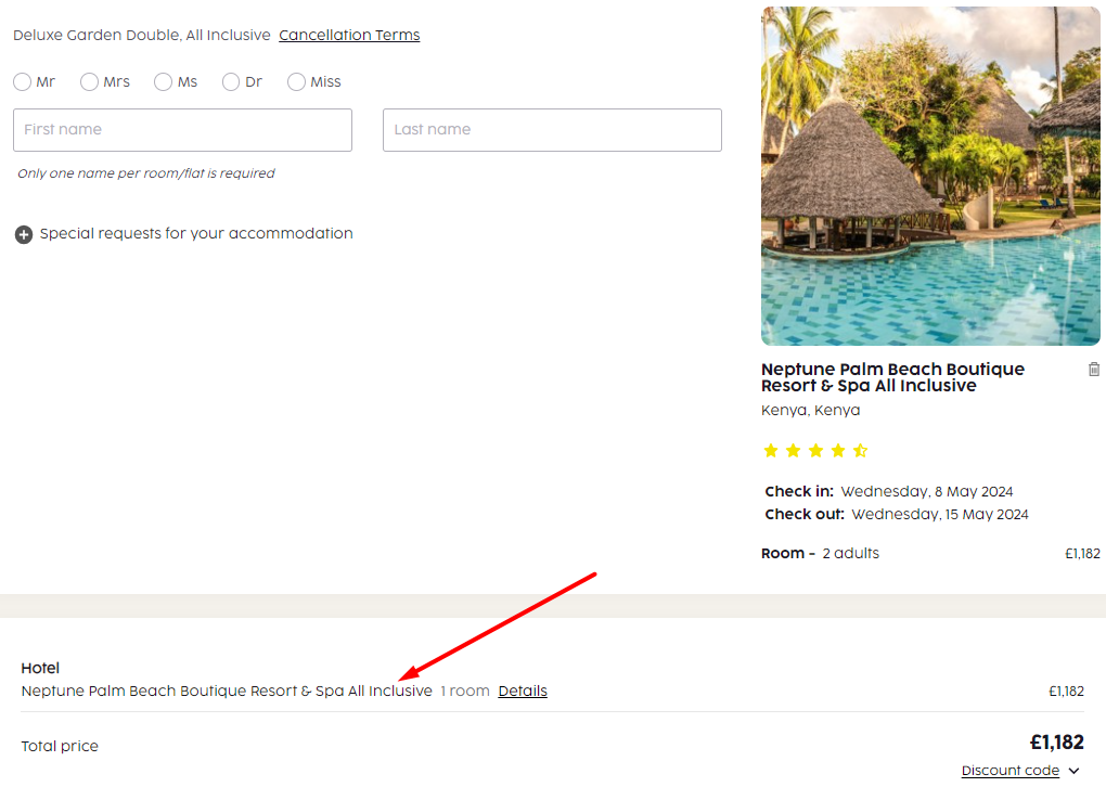 Neptune Palm Beach Boutique Resort & Spa