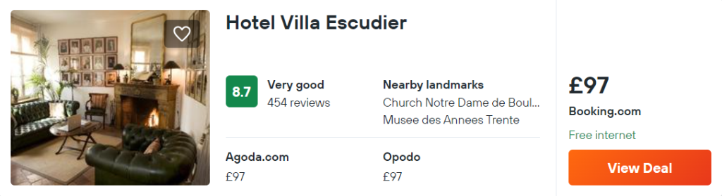 Hotel Villa Escudier