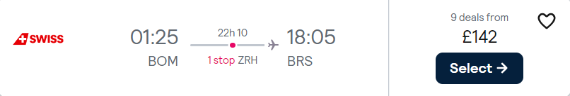cheap flights to UK