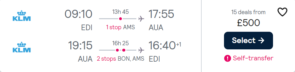 cheap flights to Aruba