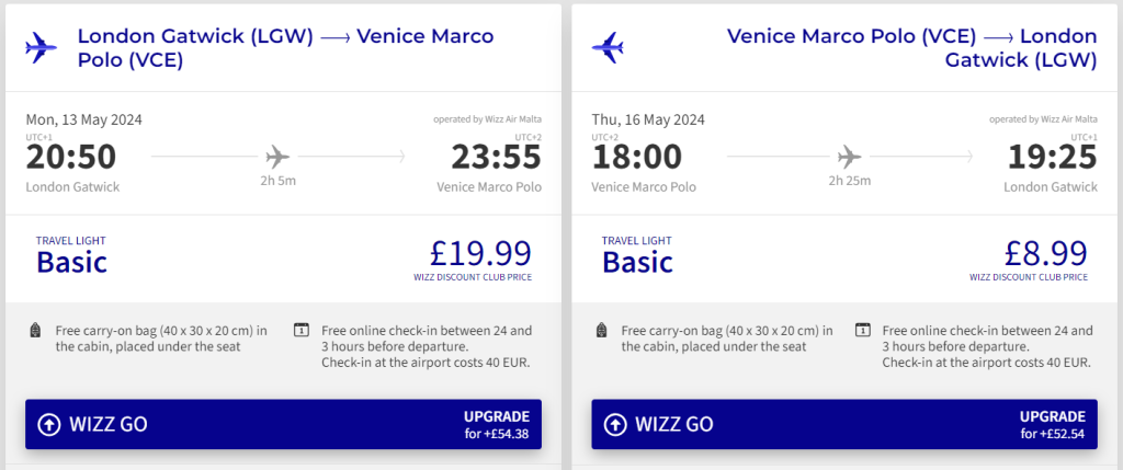cheap flights to Italy