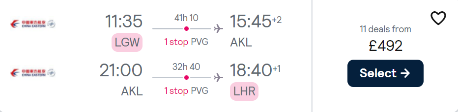 cheap flights to New Zealand