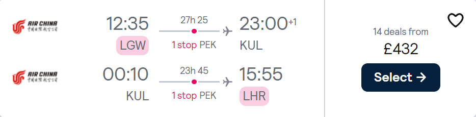 cheap flights to Malaysia