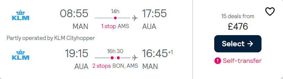 cheap flights to Aruba