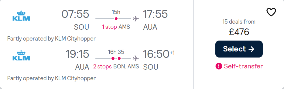 cheap flights to Aruba