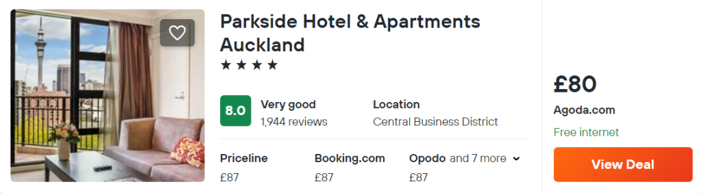 Parkside Hotel & Apartments Auckland