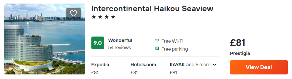 Intercontinental Haikou Seaview