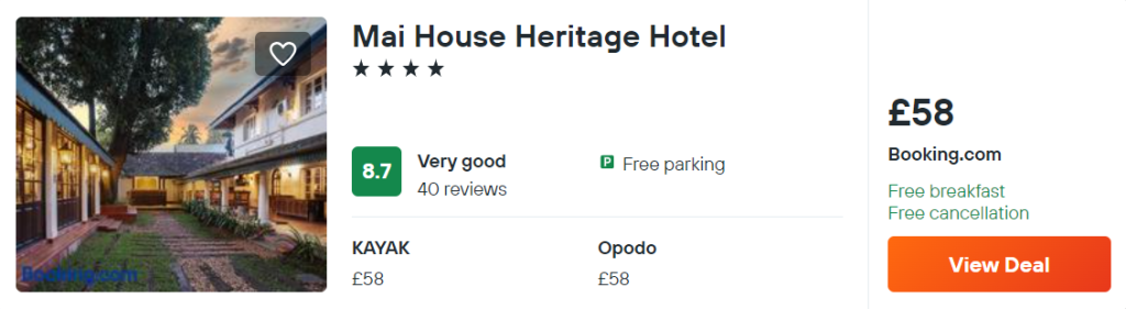 Mai House Heritage Hotel