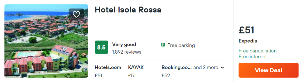 Hotel Isola Rossa