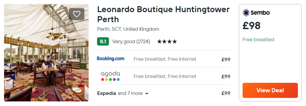 Leonardo Boutique Huntingtower Perth