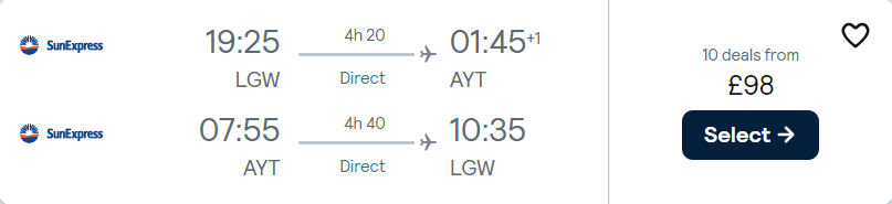 cheap flights to Turkey