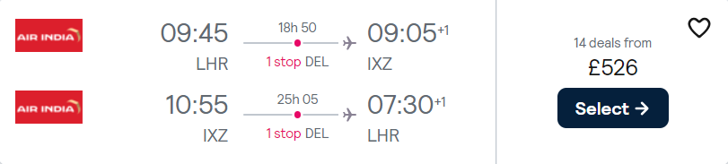 cheap flights to India