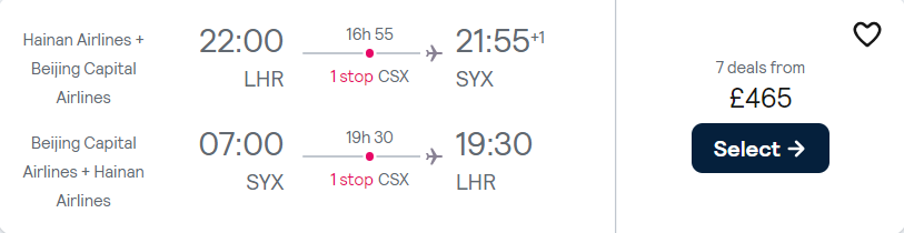 cheap flights to China