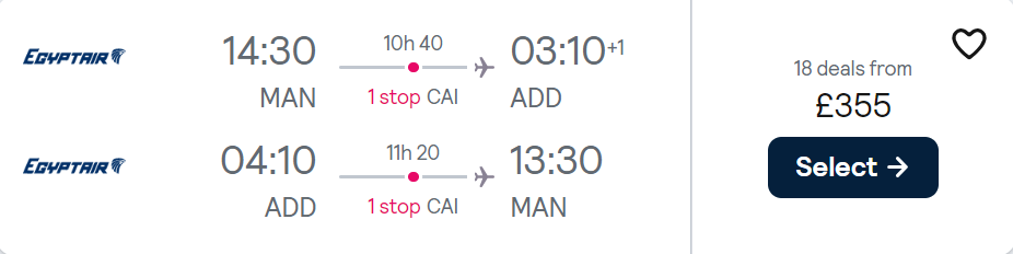 cheap flights to Ethiopia