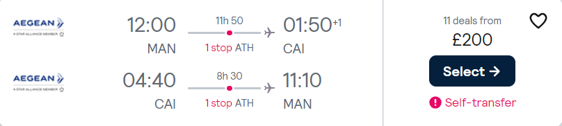 cheap flights to Egypt