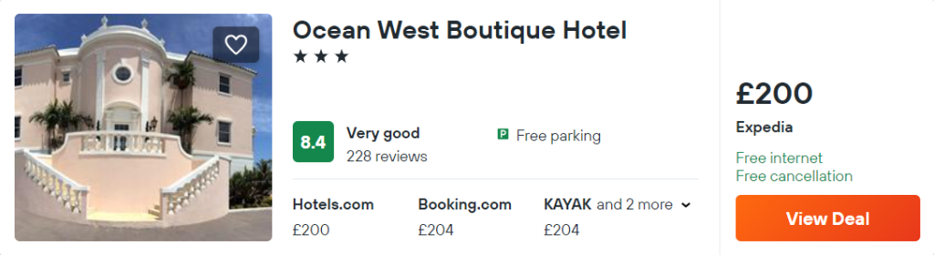 Ocean West Boutique Hotel