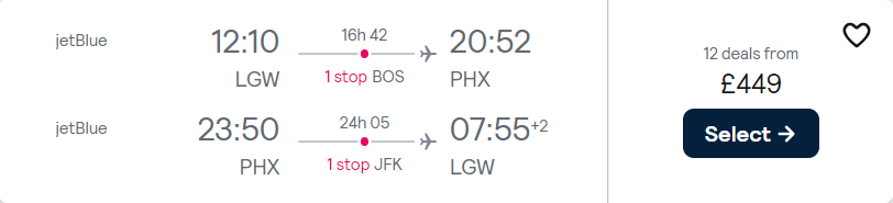 cheap flights to US