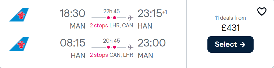 cheap flights to Vietnam
