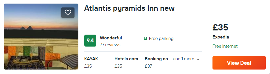 Atlantis pyramids Inn new
