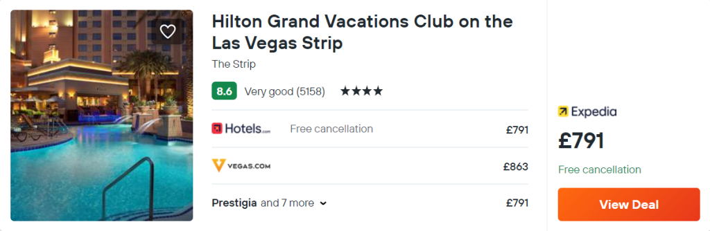 Hilton Grand Vacations Club on the Las Vegas Strip