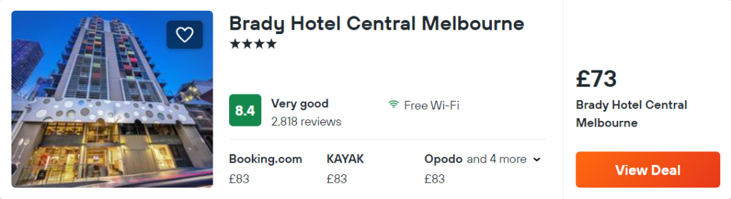 Brady Hotel Central Melbourne