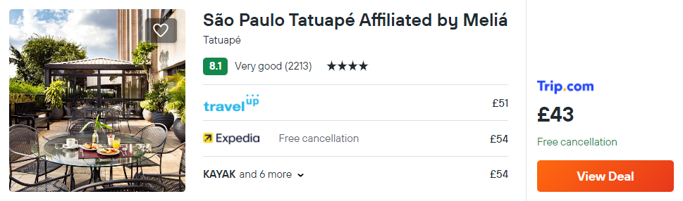 São Paulo Tatuapé Affiliated by Meliá