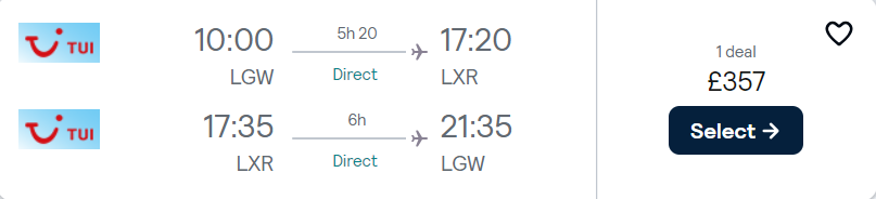 cheap flights to Egypt