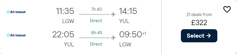 cheap flights to Canada