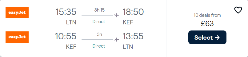 cheap flights to Iceland