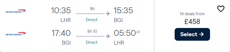 cheap flights to Caribbean