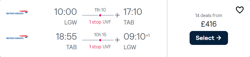 cheap flights to Caribbean