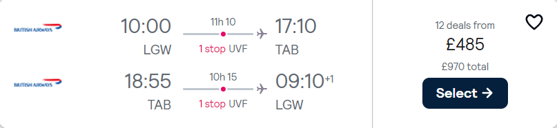 cheap flights to Trinidad