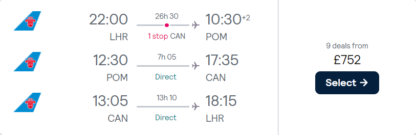 cheap flights to China